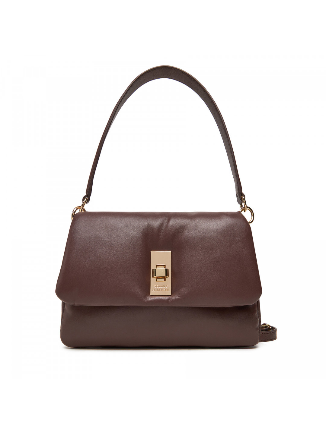 Kabelka Tommy Hilfiger Soft Leather Conv Crossover AW0AW17638 Hnědá